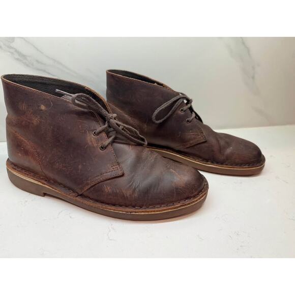 Clarks Originals Men’s Size 9 Brown Leather Desert Chukka Boots main image 8